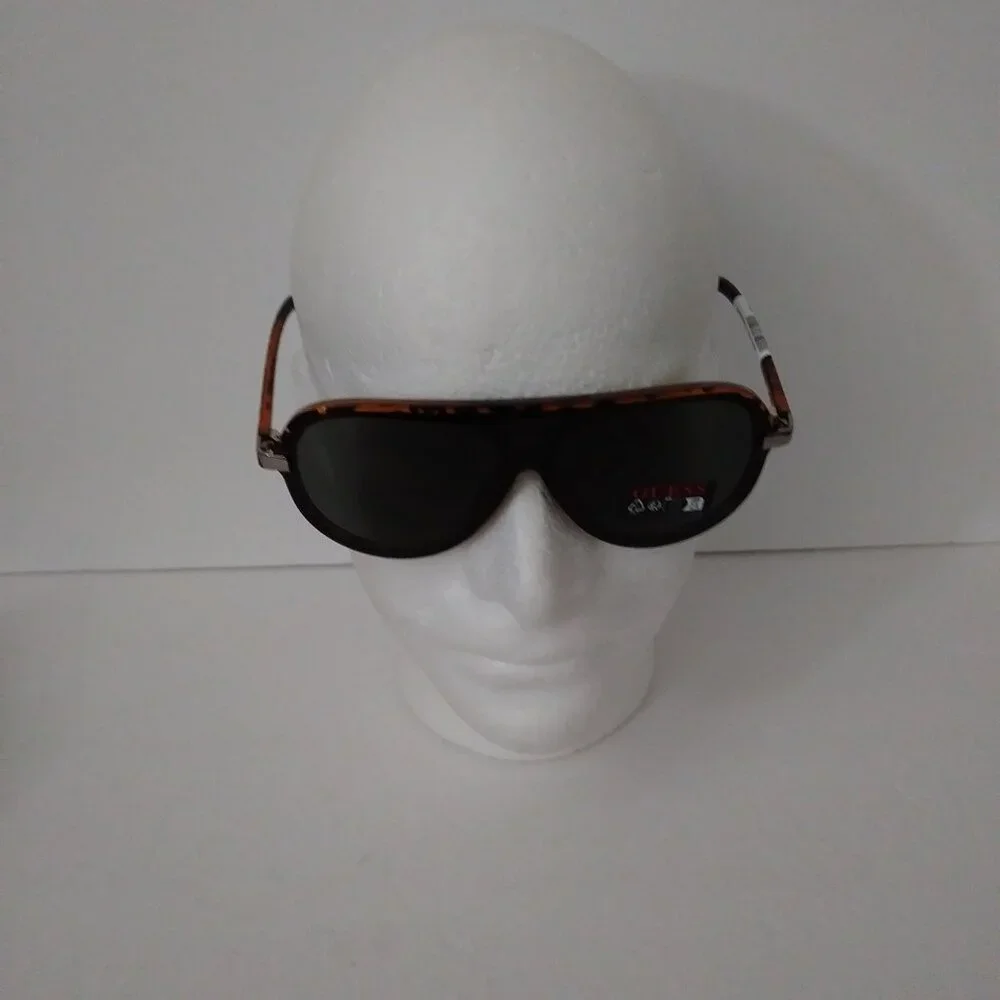 Guess Unisex Tortoise Aviator Style Sunglasses - Picture 7 of 12